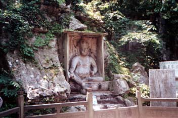 Buddha statue taken 1993 in Hangzhou, China